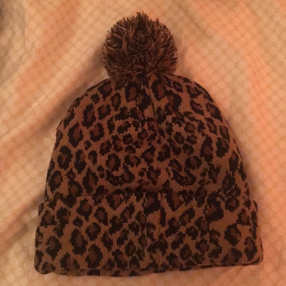 Cheetah print hat